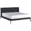 Polsterbett +matratze 180x200 Tessina Sorisso Schwarz - Creme/Schwarz, MODERN, Textil (180/200cm) - Livetastic