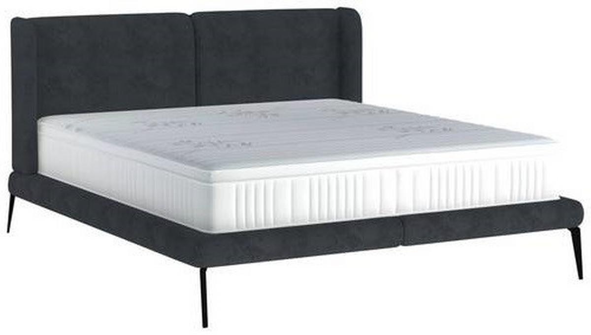 Polsterbett Tessina Sorisso - Schwarz, MODERN, Textil (180/200cm) - Livetastic