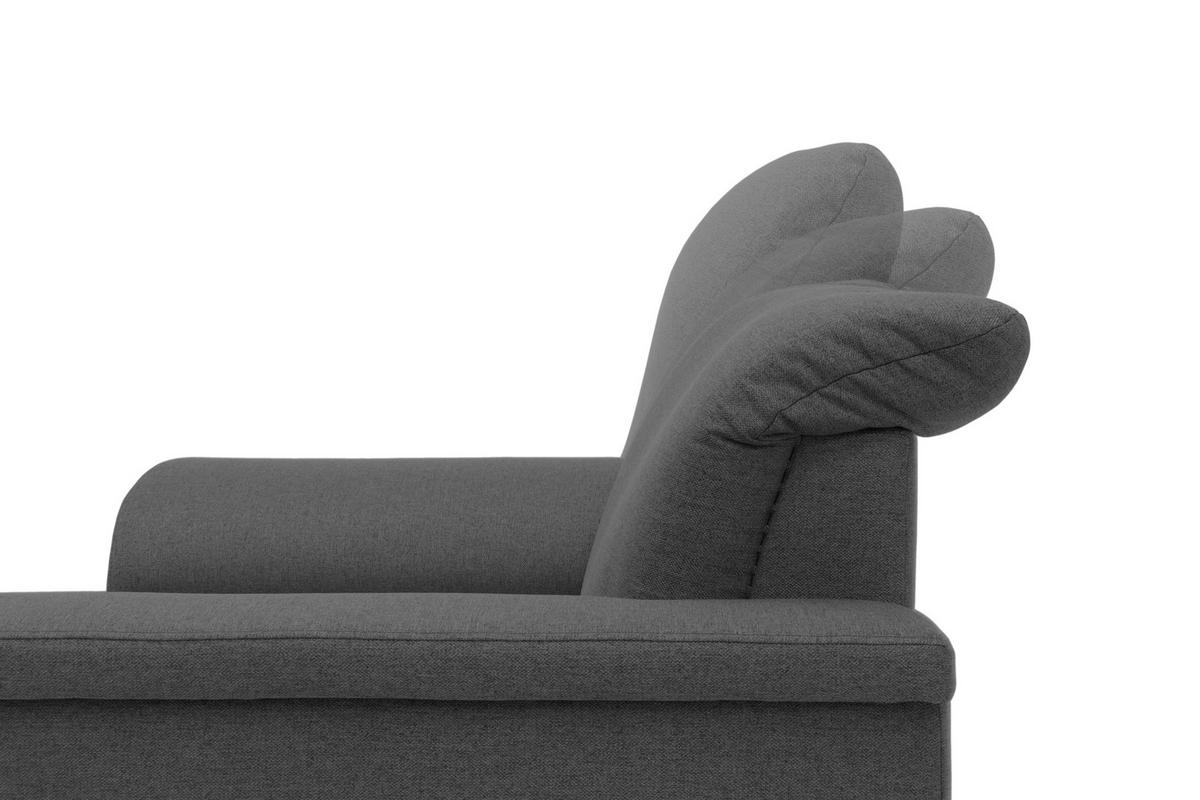 Polstersessel Mit Armlehnen Franzi Webstoff Grau - Chromfarben/Grau, KONVENTIONELL, Textil (120/81/105cm) - MID.YOU