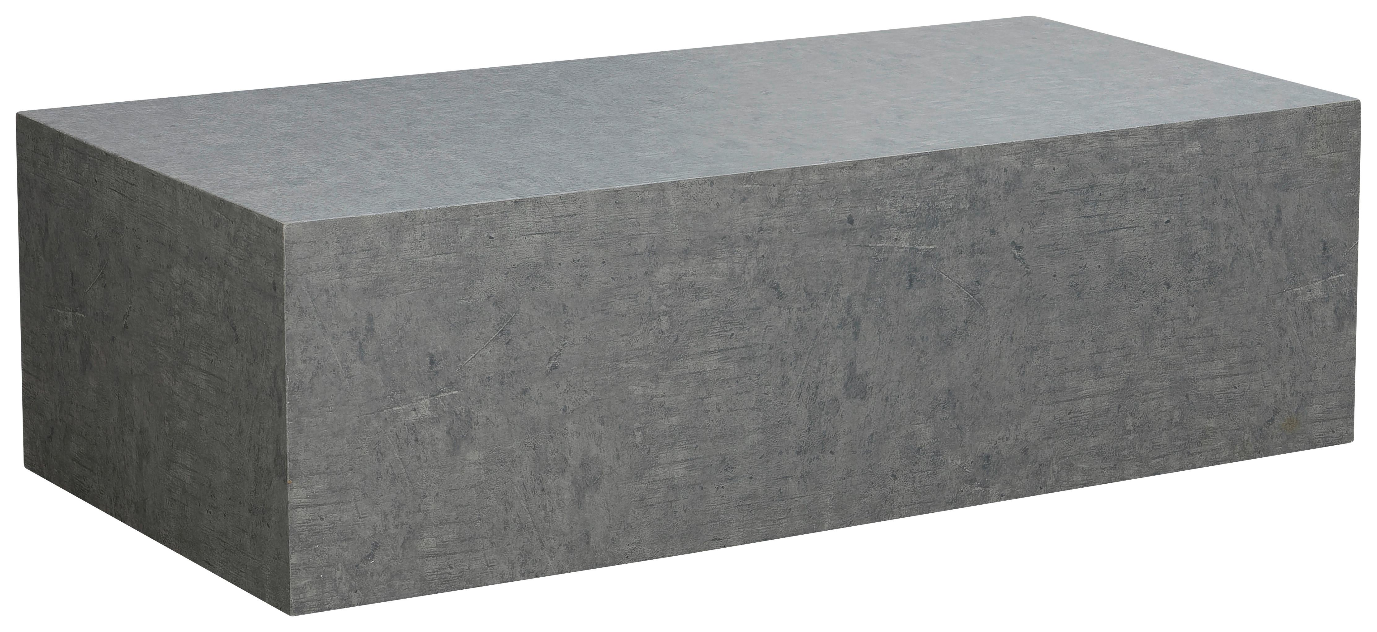 Couchtisch Schwarz L: 100 Cm - Grau, Design, Holzwerkstoff (100/50/30cm) - MID.YOU