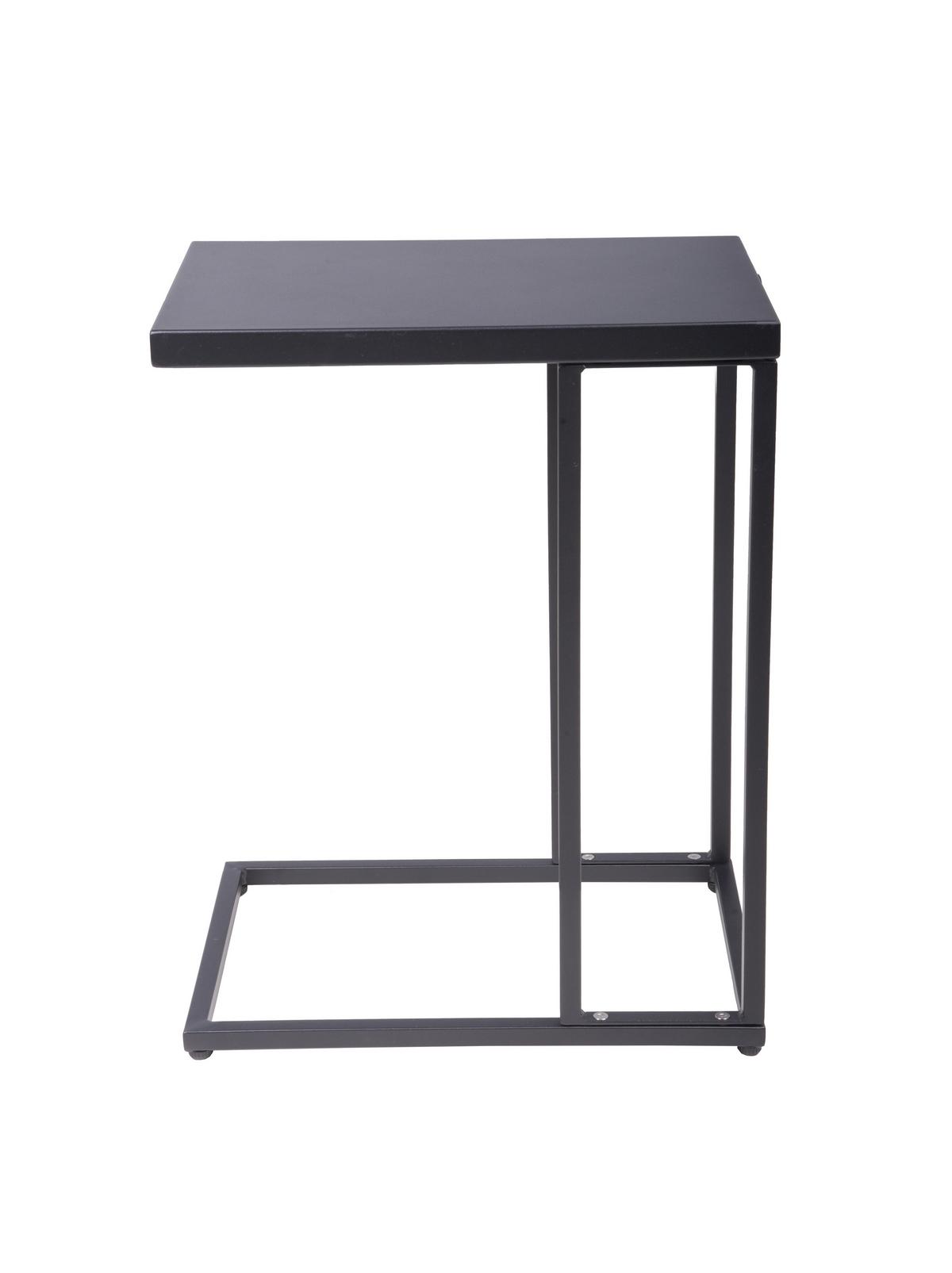 Gartenbeistelltisch Dorea - Schwarz, Basics, Metall (43/30,5/56,5cm) - Gardenson