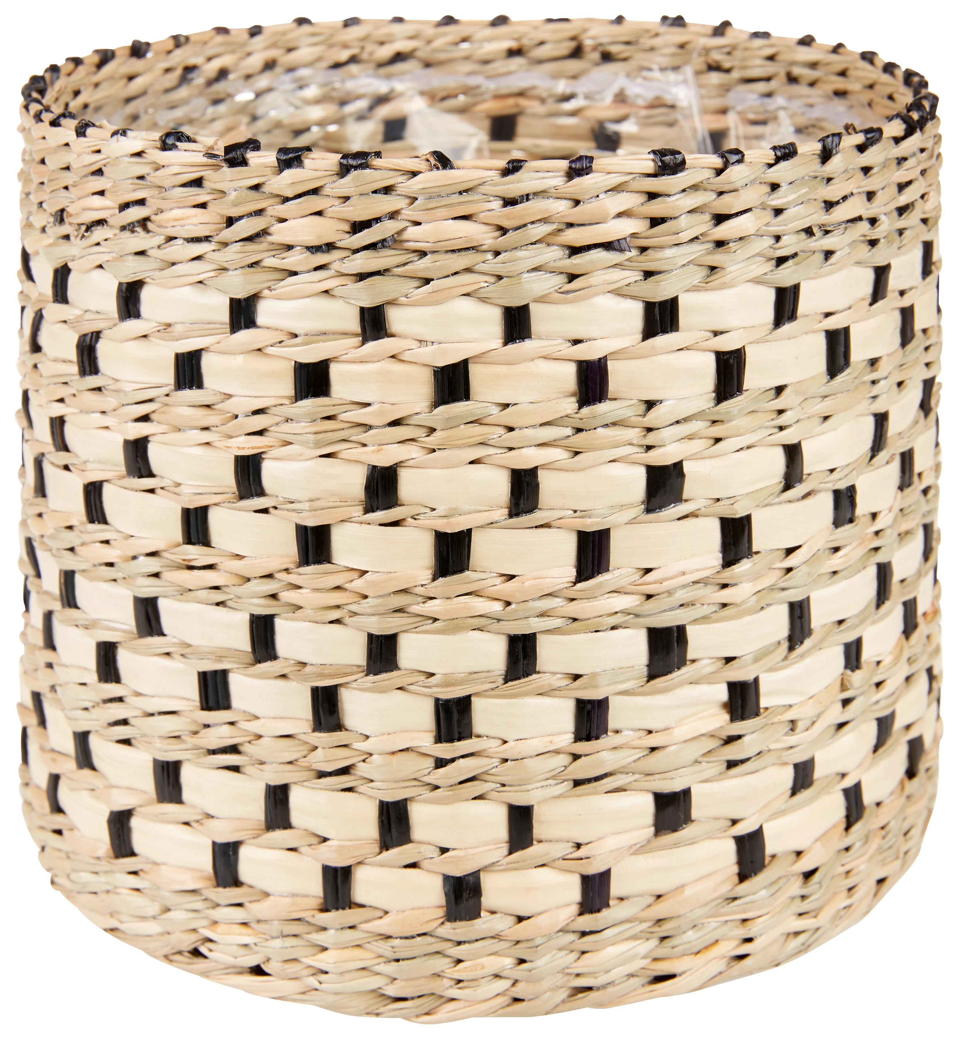 Übertopf Ryal - Naturfarben, KONVENTIONELL, Naturmaterialien/Kunststoff (17/15cm) - Ondega