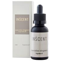 Parfémovaný olej Masculine Elegance, 30ml - šedá/černá, Design, sklo (30ml) - Inscent