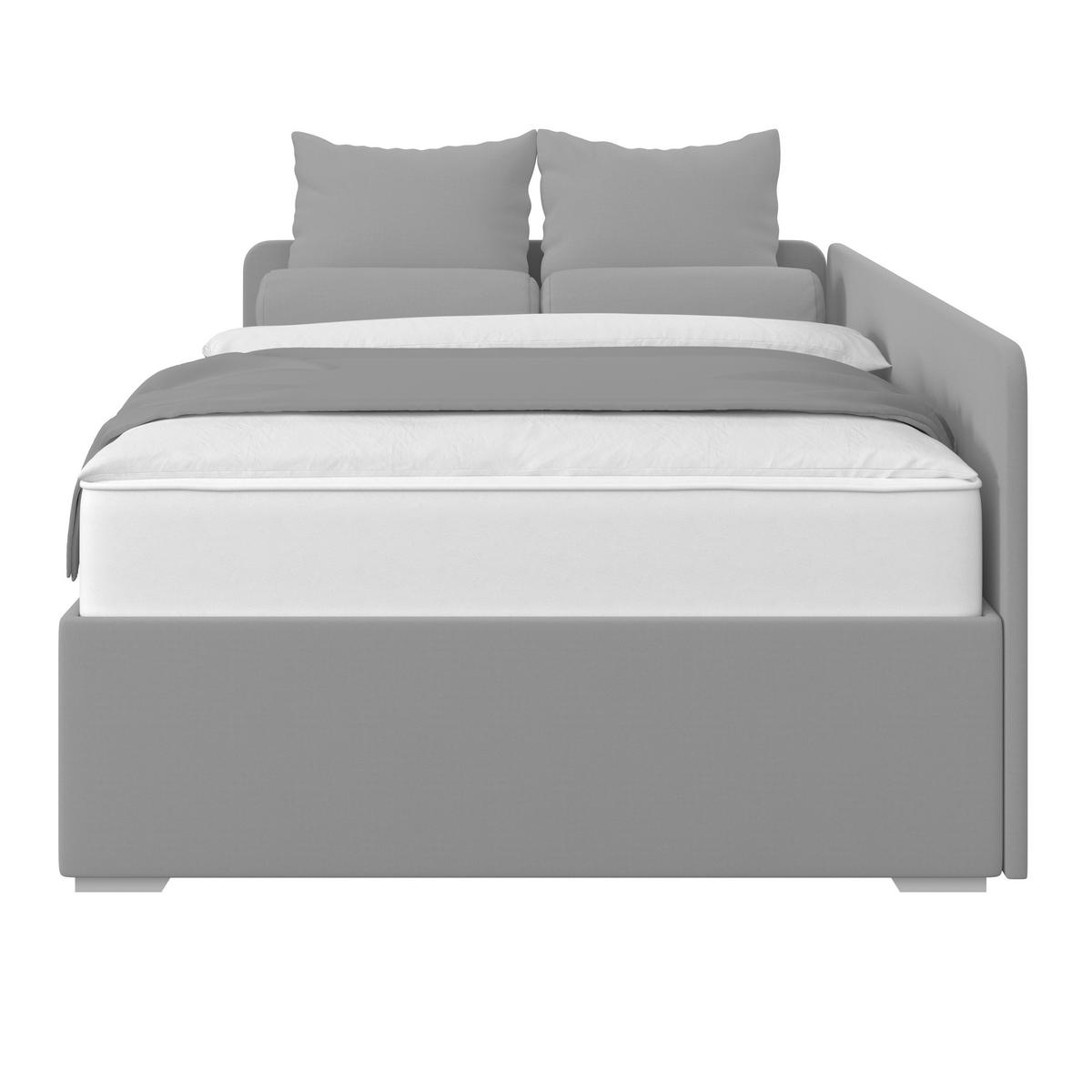 Kárpitozott Ágy Remi 120/200cm - antracit/szürke, Modern, textil/fa (120/200cm)