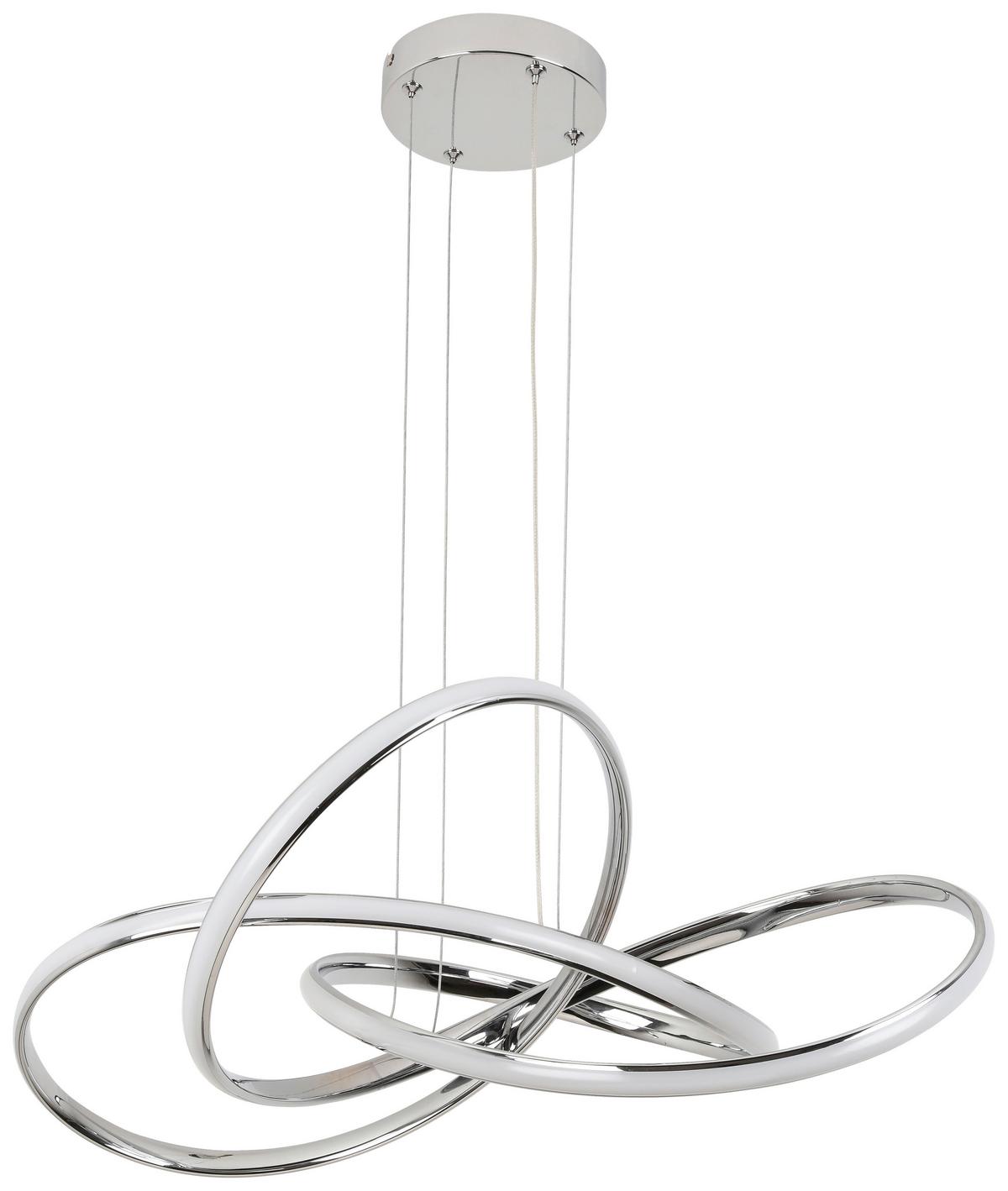 Závěsné LED svítidlo Lenore, max. 36 Watt - barvy chromu, Moderní, kov/plast (60/120cm) - Premium Living