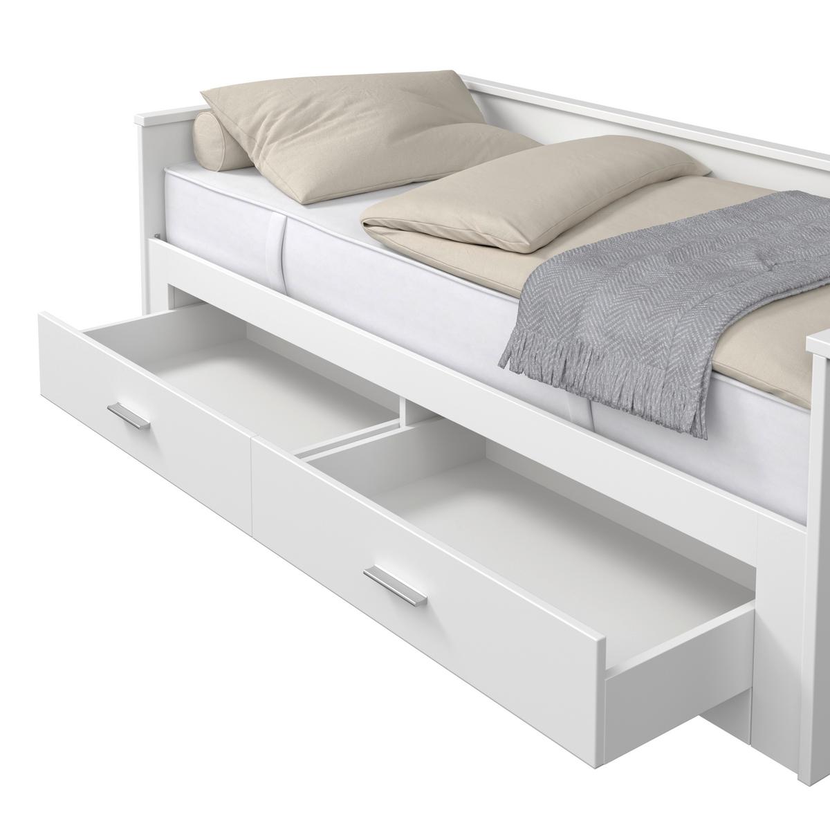 Postel s výs. lůžkem HONEY NEW dekor kašmír lakovaný - kašmírová, Romantický / Rustikální, dřevo/kompozitní dřevo (90-180/200cm) - Mömax