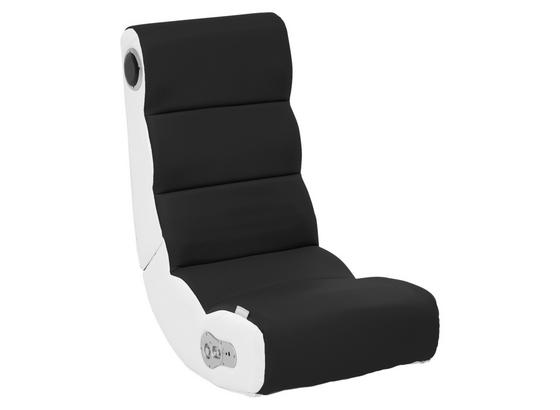 Gamingstuhl Wobble B: 56 cm Schwarz/Weiß - Schwarz/Weiß, Design, Textil (56/100/82cm) - MID.YOU Gamingstuhl Wobble B: 56 cm Schwarz/Weiß - Schwarz/Weiß, Design, Textil (56/100/82cm) - MID.YOU