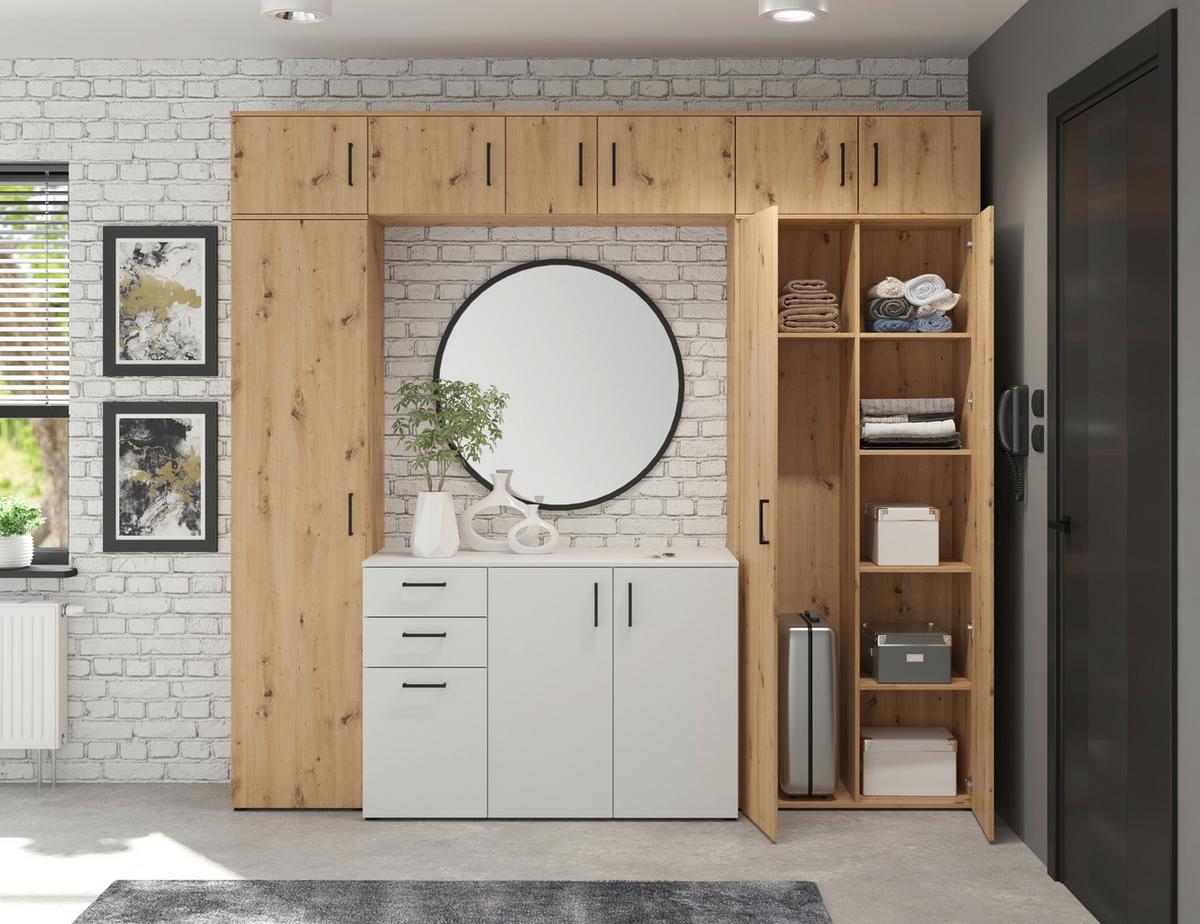 Felsőpolc Multistauraum - Artisan tölgy, Modern, faalapú anyag (45/35/40cm) - Carryhome