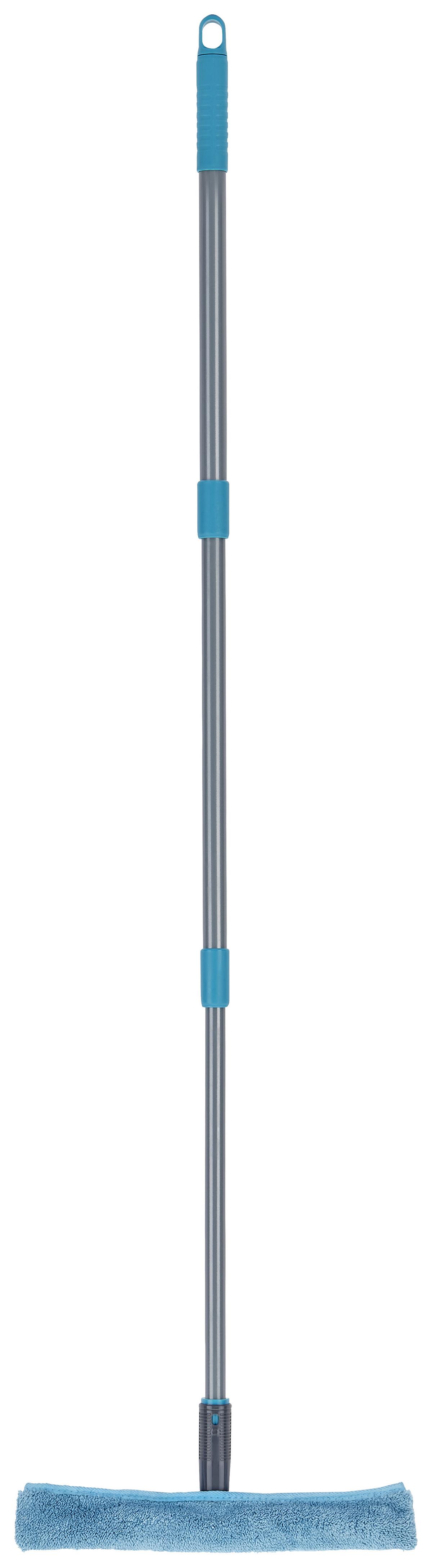 Fensterwischer Balu Mit Teleskopstiel, B: 30 Cm - Grau, Basics, Kunststoff/Textil (30/127cm) - Homezone