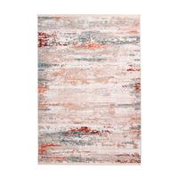 Wwebteppich Grau/Rosa Akropolis 80x150 cm - Rosa/Grau, Design, Textil (80/150cm) - Kayoom