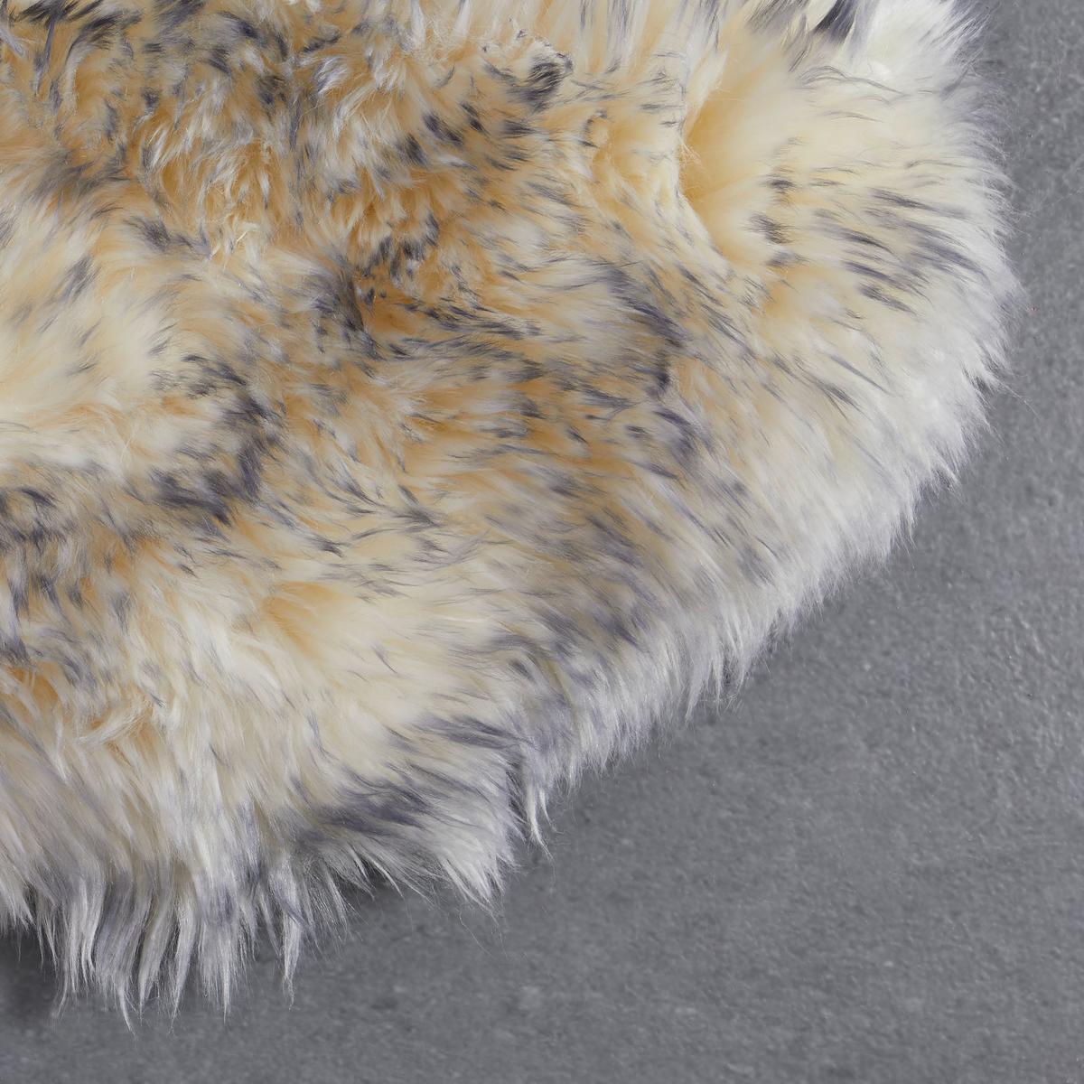 OVČÍ KOŽEŠINA Lea, 60/90cm, šedá - šedá, Romantický / Rustikální, textil (60/90cm) - Modern Living
