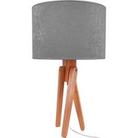 Kindertischleuchte 4210412 Trivet - Natur/grau - Naturfarben/Grau, Natur, Holz (30/55cm)
