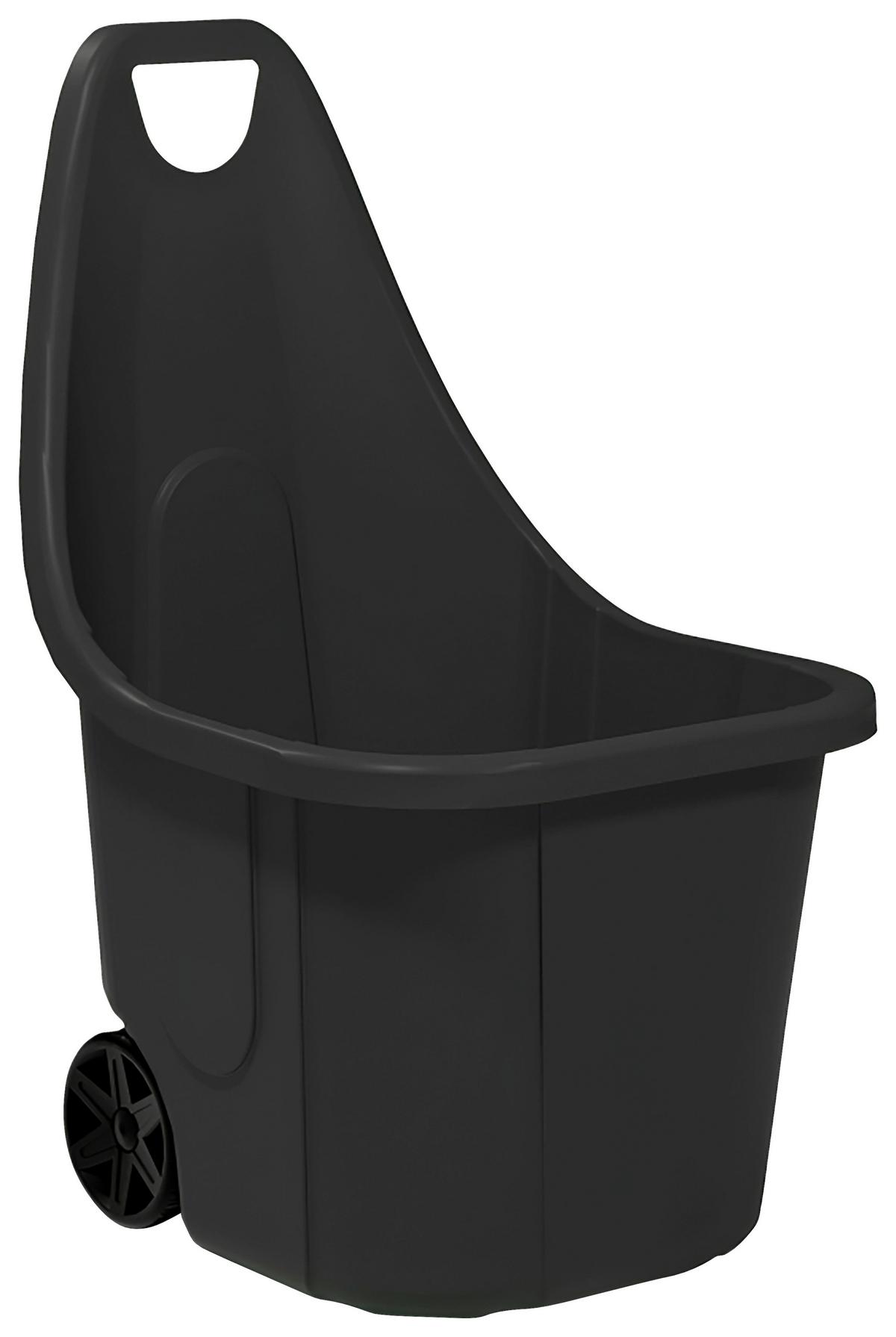 Gartenkarre Allzweck-Trolley - Schwarz, MODERN, Kunststoff (50/60/87cm) - Homezone