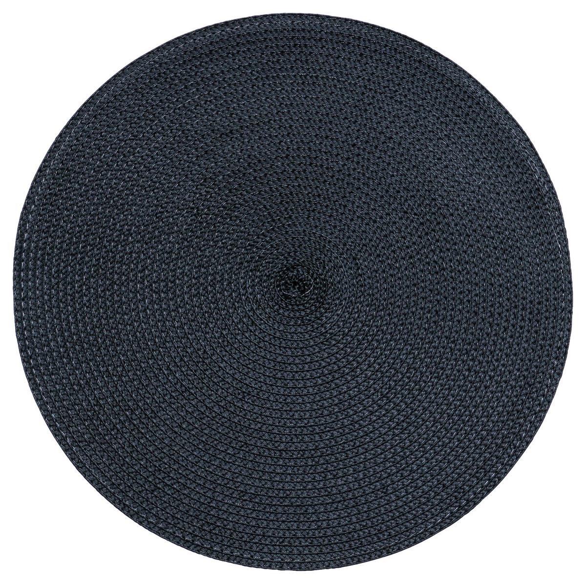 Étkezőalátét Martina - fekete/világoszöld, Konventionell, műanyag - Ondega