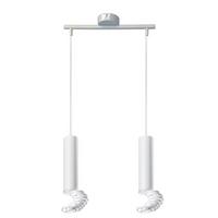 HÄNGELEUCHTE 32-78636 - Weiß, Design, Metall (6/30/100cm)