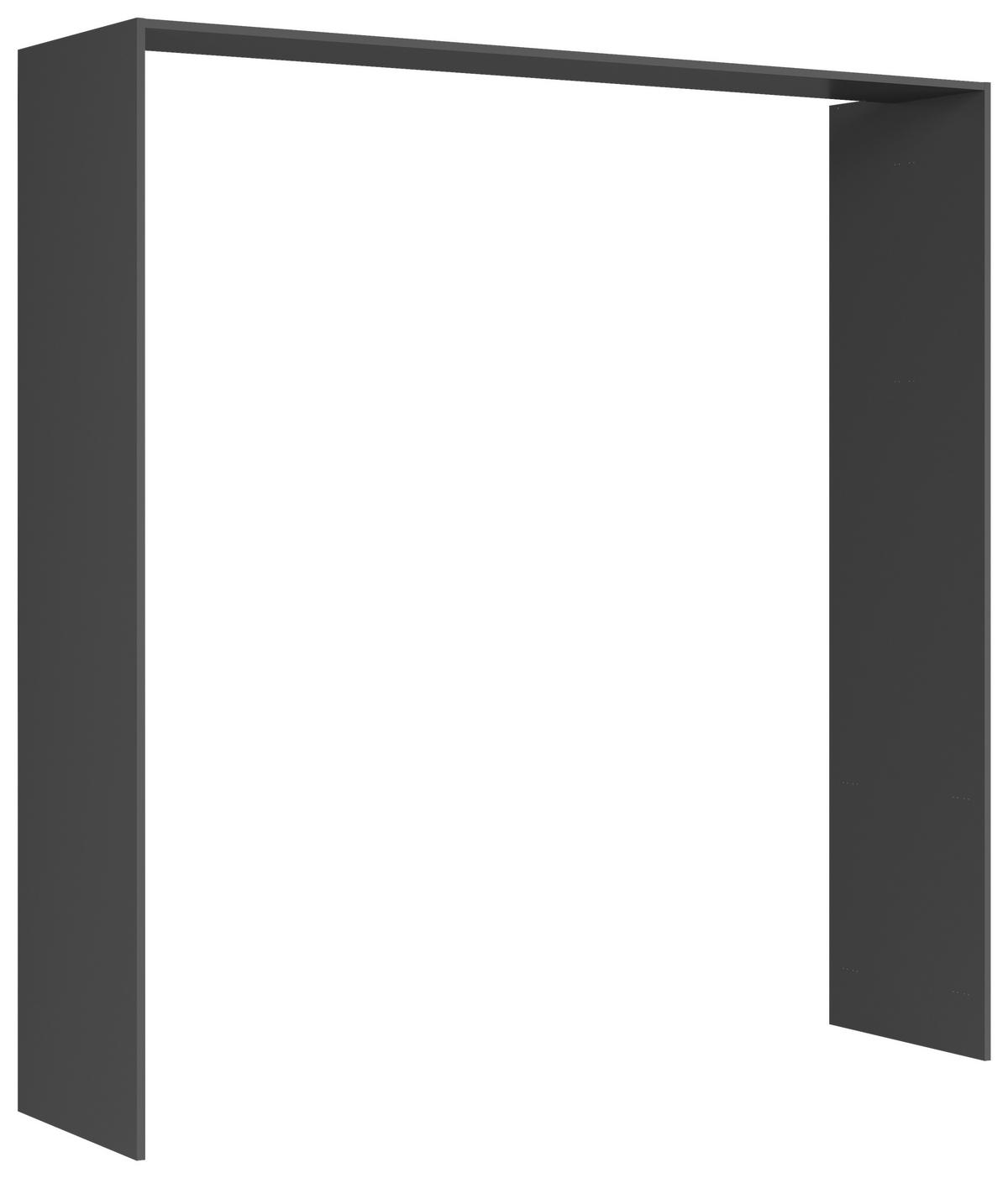 Paspartový rám, šírka 214 cm ku kuchyni MILINO SMALL - grafitová, Basics, kompozitné drevo (213,7/222,7/58,5cm) - Visiona