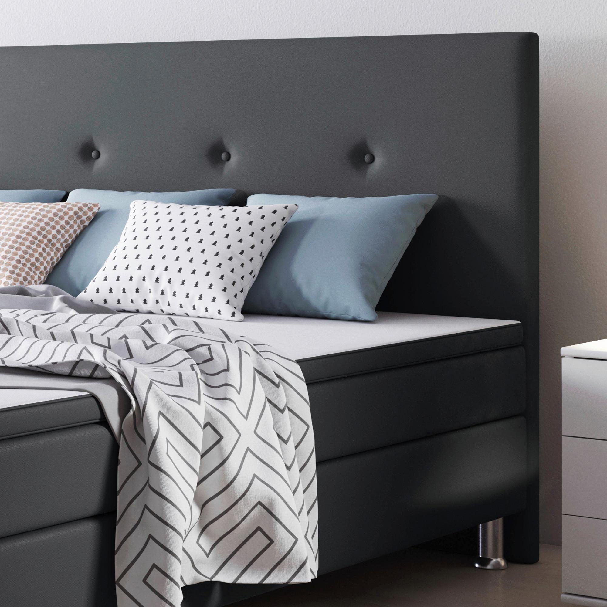 Boxspringbett mit Topper