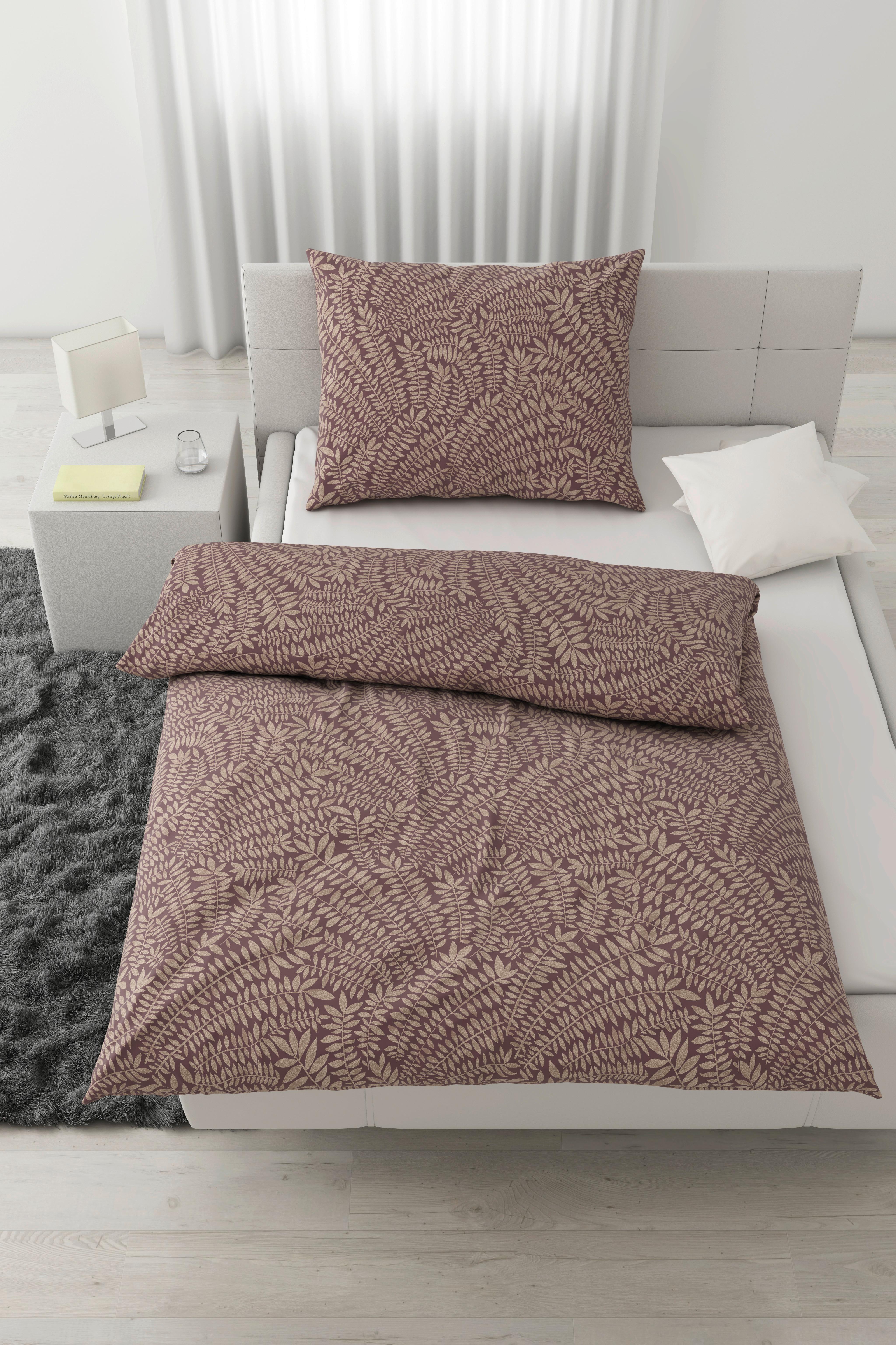 Povlečení Lorita, 70/90 140/200cm - světle fialová, textil (140/200cm) - Modern Living