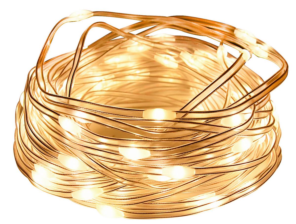 Lichterkette Juzil ca. 500cm max. 0,06Watt - průhledné, Moderní, plast (500cm) - Mömax