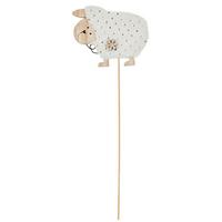 Dekostab Finola - Goldfarben/Naturfarben, MODERN, Holz/Textil (10/8/29cm) - Ondega