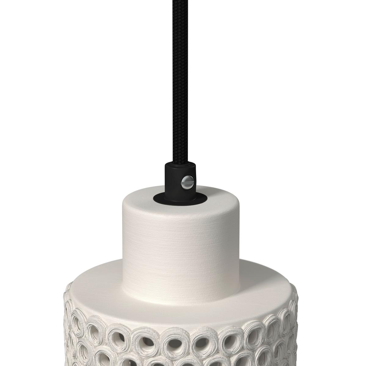 Závesné svietidlo Lace, š: 12 cm - bílá, Moderní, keramika (12/167cm) - Bessagi Home