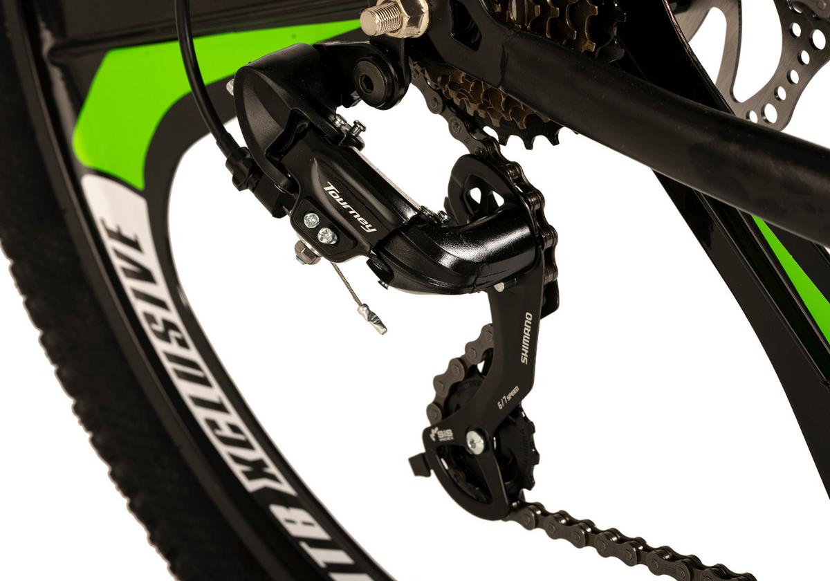 Mountainbike 410m - Schwarz, MODERN, Metall (25/140/60cm)