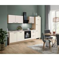 Küchenblock Ip1200 - Eichefarben/Weiß, Basics, Holzwerkstoff (280cm) - Impuls