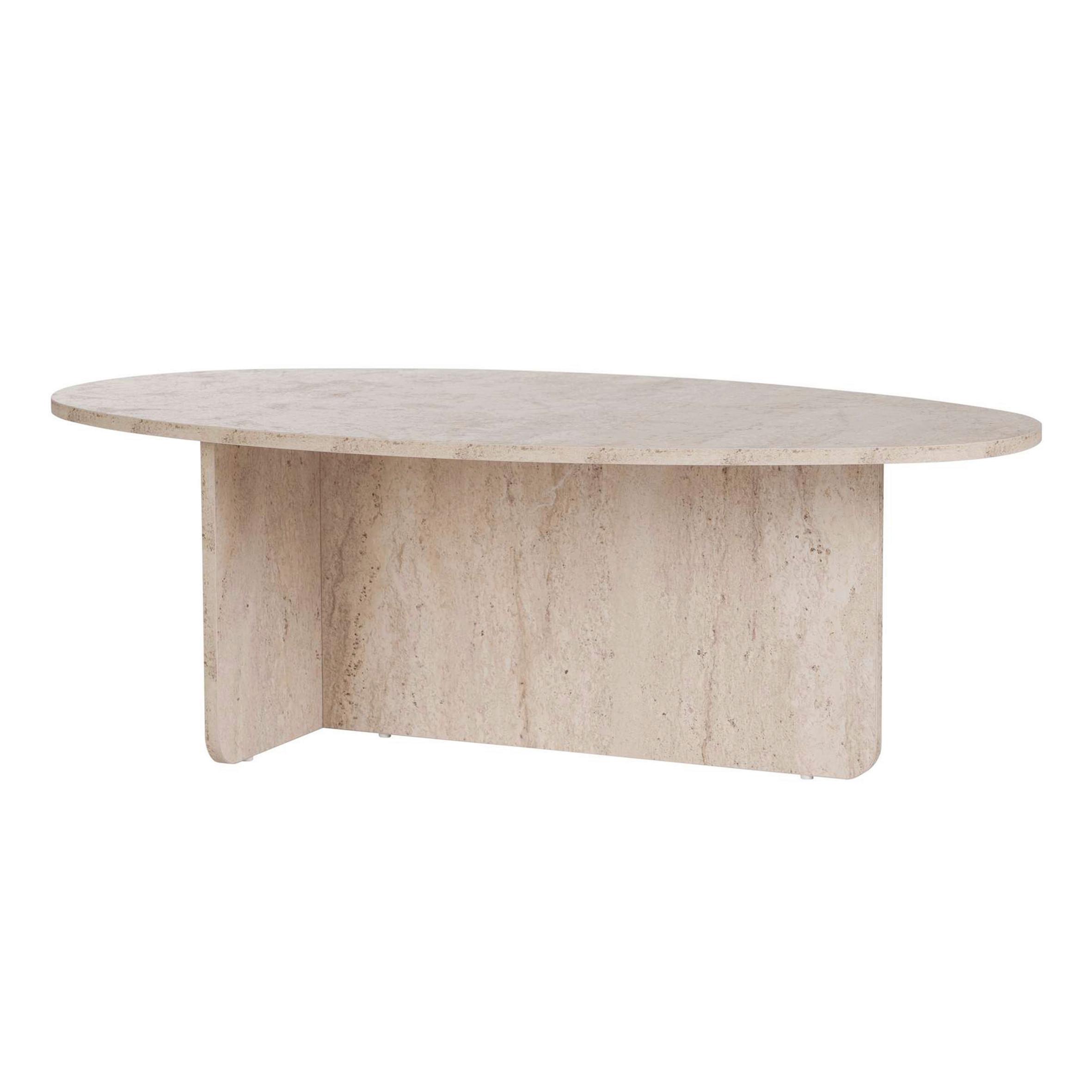 COUCHTISCH Orba Creme L: 120cm - Creme, Design, Holzwerkstoff (120/40/65cm) - MID.YOU