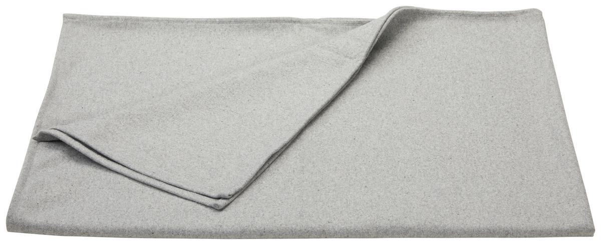 Kuscheldecke Stockholm - Grau, MODERN, Textil (145/200cm) - Luca Bessoni