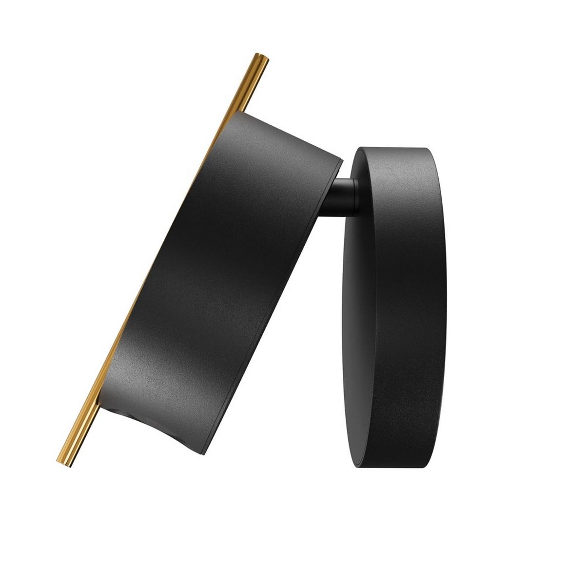 Wandleuchte Nuance - Schwarz, MODERN, Metall (6,65/10/14cm) - MAYTONI