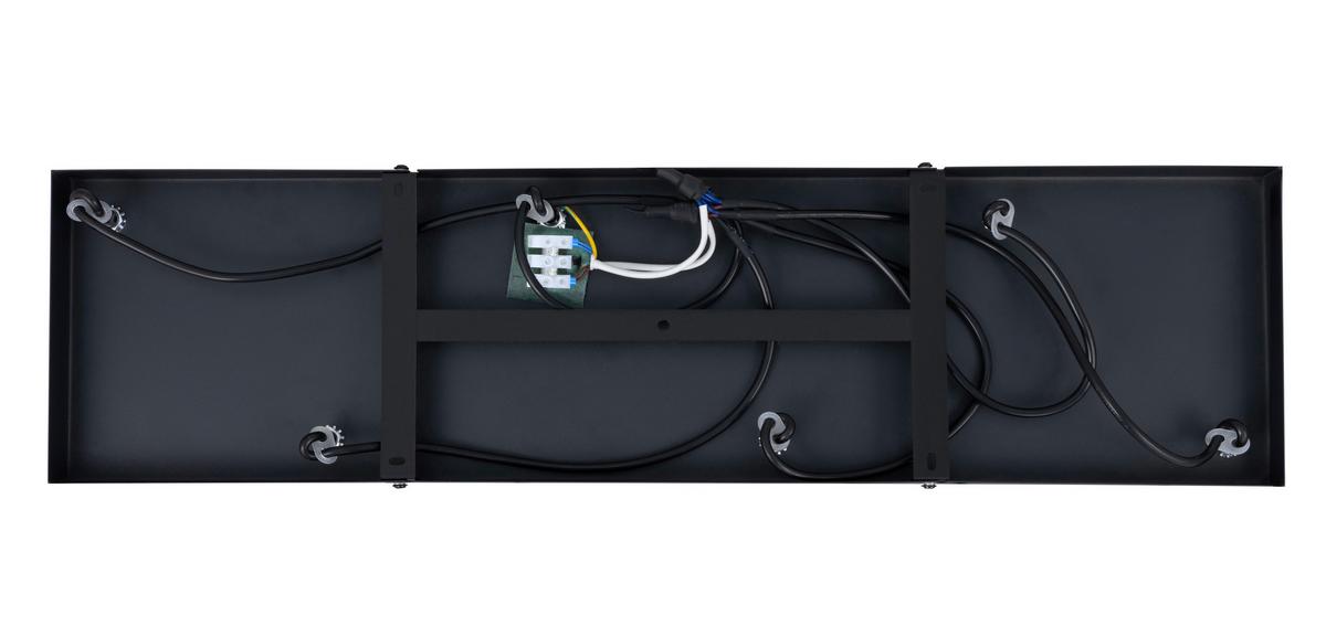 Hängeleuchte Bunti - Pink/Goldfarben, MODERN, Glas/Metall (119.5/46/120cm)