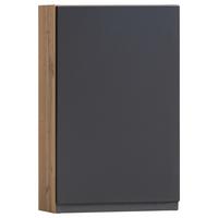 Hängeschrank Verese B: 40 cm Grau/Eiche Wotan - Eiche Wotan/Grau, MODERN, Holzwerkstoff (40/64/20cm) - Held