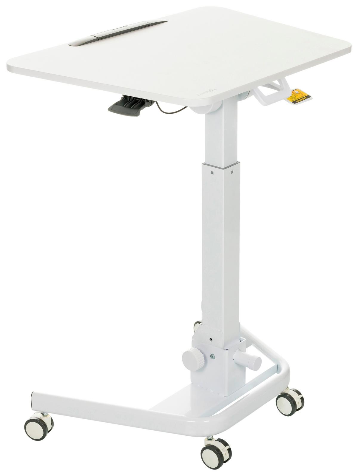 Sitz/stehtisch, Arbeitstisch Stand Vm-Su Ii - Weiß, Basics, Holzwerkstoff/Kunststoff (73/50/77cm) - MID.YOU