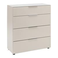 KOMODA SIENA -EXKLUSIV- - čierna/kašmírová, Modern, kov/kompozitné drevo (90/99/40cm) - Mömax