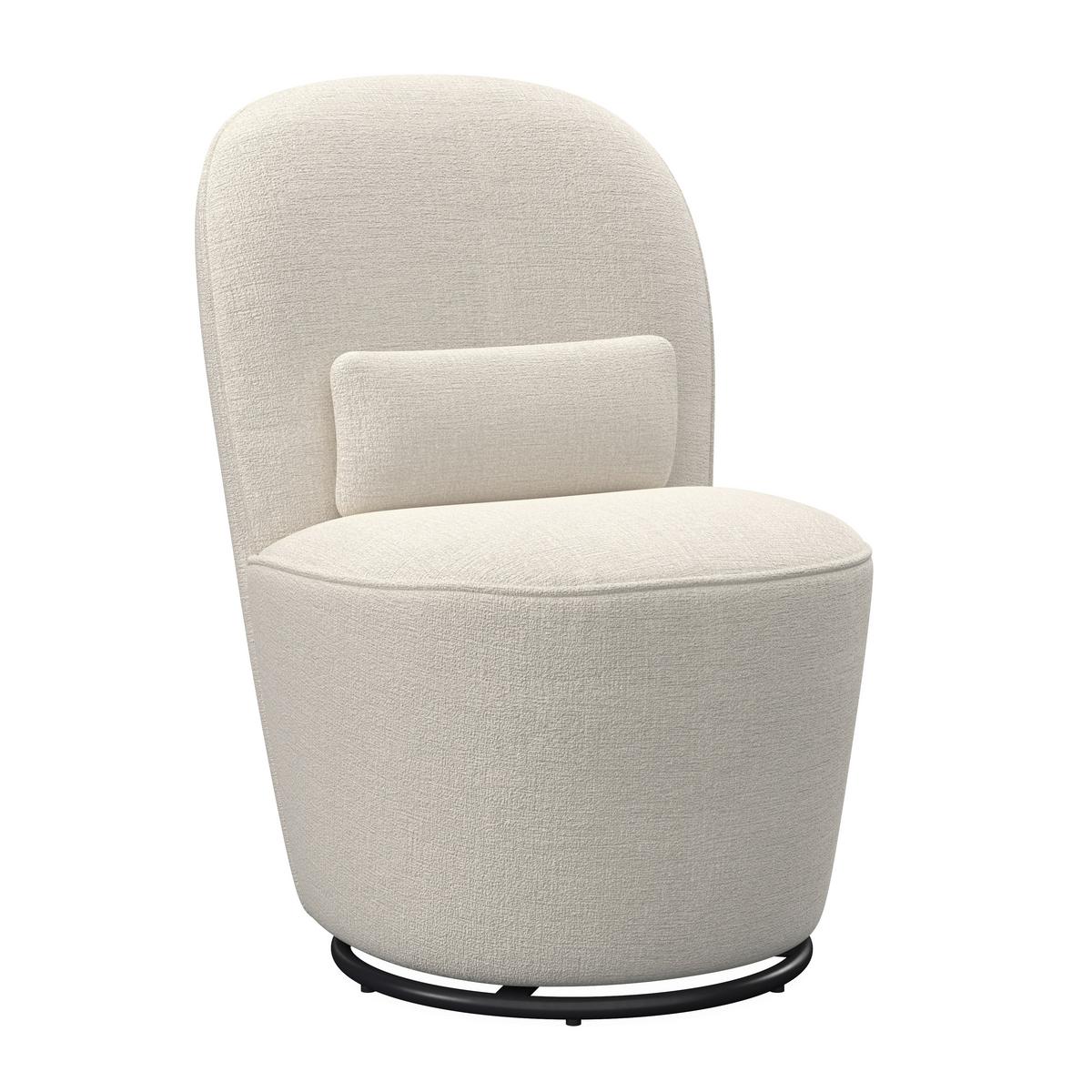 ŽIDLE VITTORE - krémová/béžová, Moderní, kov/dřevo (56/83,5/62cm) - Bessagi Home