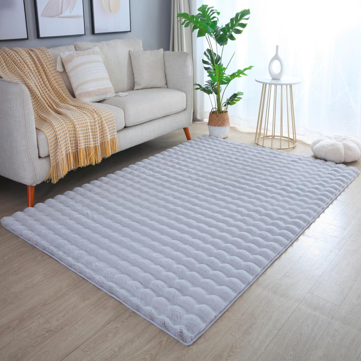 Hochflorteppich, Silber Ambiance - Silberfarben, Basics, Textil (80/250cm)