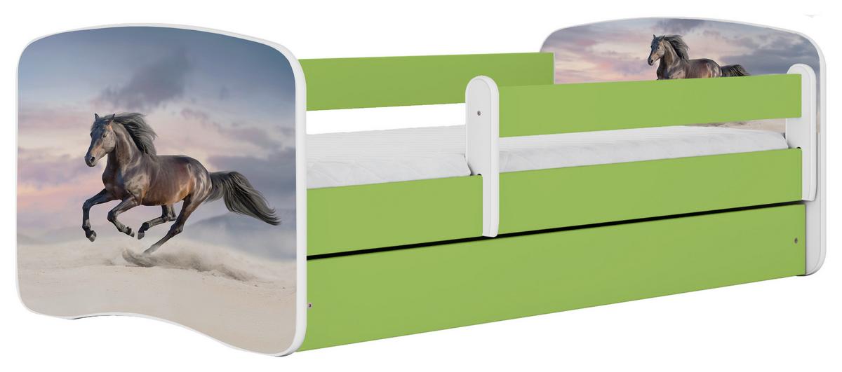 Kinder-/Juniorbett Babydreams inkl. Matratze 80x160 - Birkefarben/Weiß, MODERN, Holz/Holzwerkstoff (80/160cm) - MID.YOU
