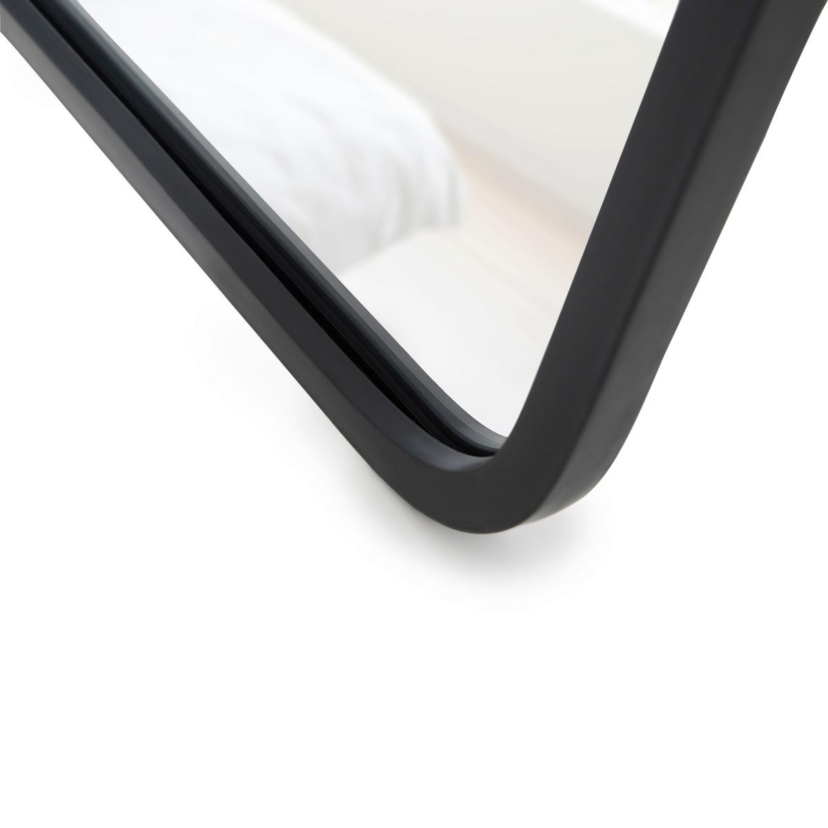 Standspiegel Schwarz B: 37 cm - Schwarz, Basics, Glas/Kunststoff (37/157/5cm) - Umbra