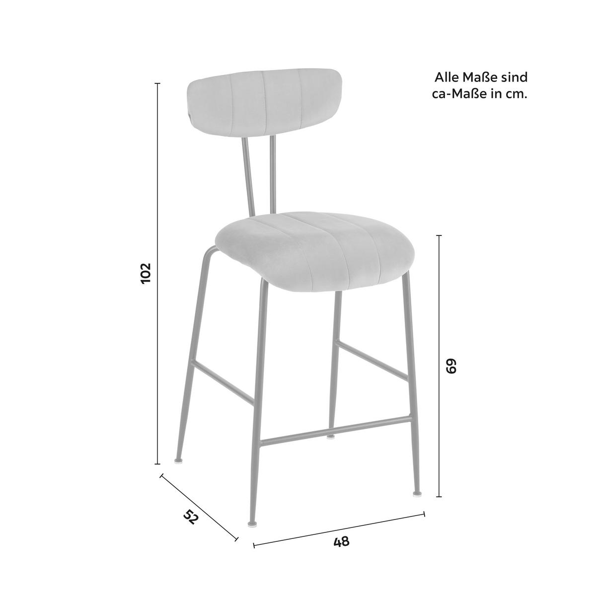 Barová stolička TYLOR modrá - modrá/čierna, Modern, kov/drevo (48/102/52cm) - Modern Living