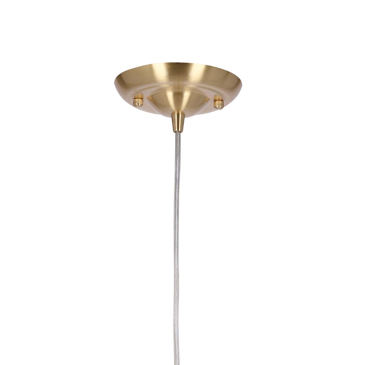 Pendelleuchte 31-09241 Prima Gold - Goldfarben/Schwarz, KONVENTIONELL, Kunststoff/Metall (35/35/120cm)