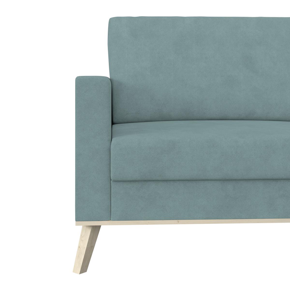 Ecksofa Carini - Eichefarben/Creme, Basics, Textil (222/152cm)