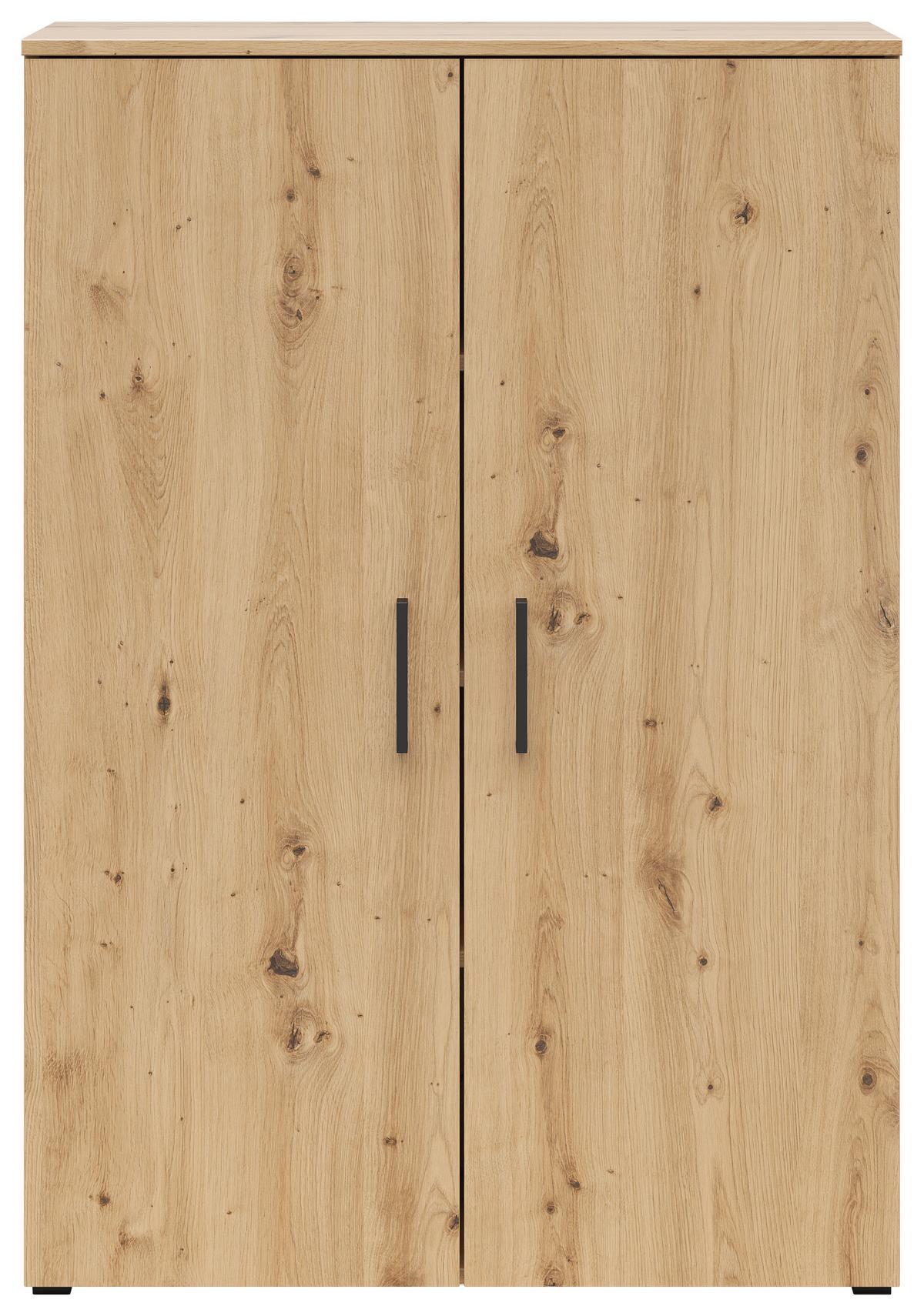 KOMODA Multistauraum - čierna/antracitová, Modern, kompozitné drevo/plast (80/115/40cm)