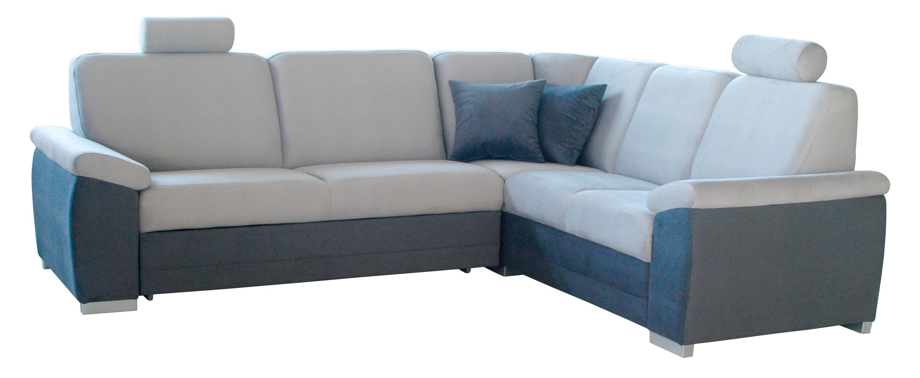 Sedacia Súprava Sava, Sivá/antracitová - sivá/antracitová, Konvenčný, drevo/textil (262/212cm)