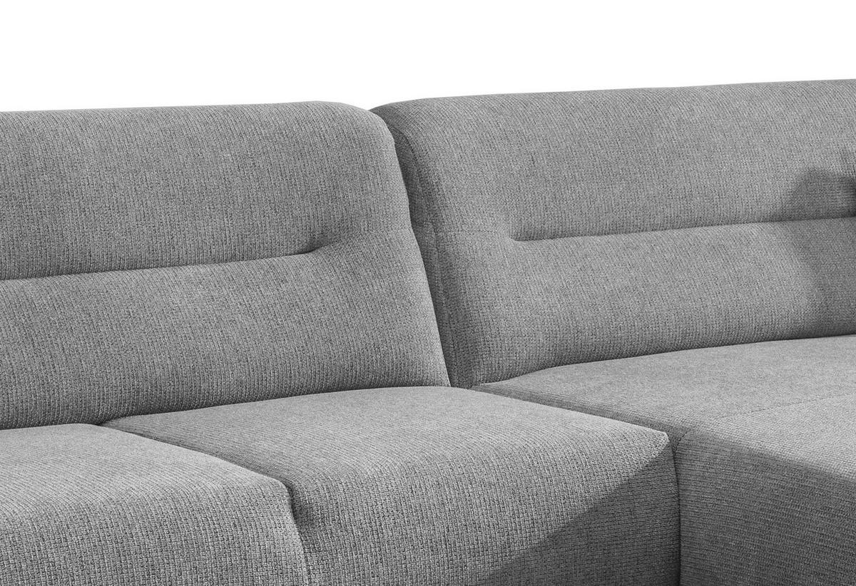 Ecksofa Drago Grün S: 290/166 Cm - Wildeiche/Silberfarben, MODERN, Holz/Textil (290/166cm) - MID.YOU