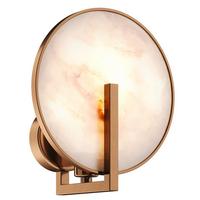 Wandleuchte Marmo - Goldfarben, Trend, Stein/Metall (12.5/21/19cm) - MAYTONI