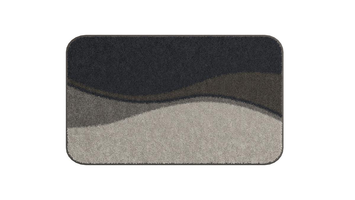 Badematte Flash - Braun, Basics, Textil (60/90cm) - Grund