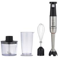 STABMIXER-SET 1500W, 0,5l Behälter - Edelstahlfarben/Schwarz, MODERN, Kunststoff/Metall (5,6/41,8/8,9cm) - Gorenje