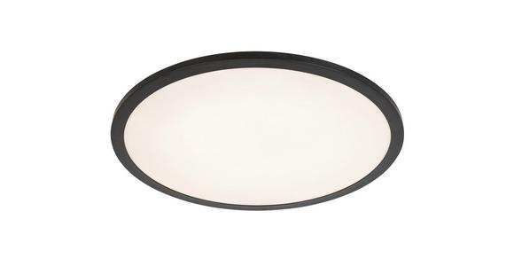 Led-deckenleuchte Sansa - Schwarz/Weiß, MODERN, Kunststoff/Metall (45/6,7cm) - Luca Bessoni