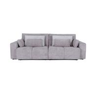 Mega Kanapé Monaco - bézs/fehér, Modern, textil/fa (270/126/88cm)