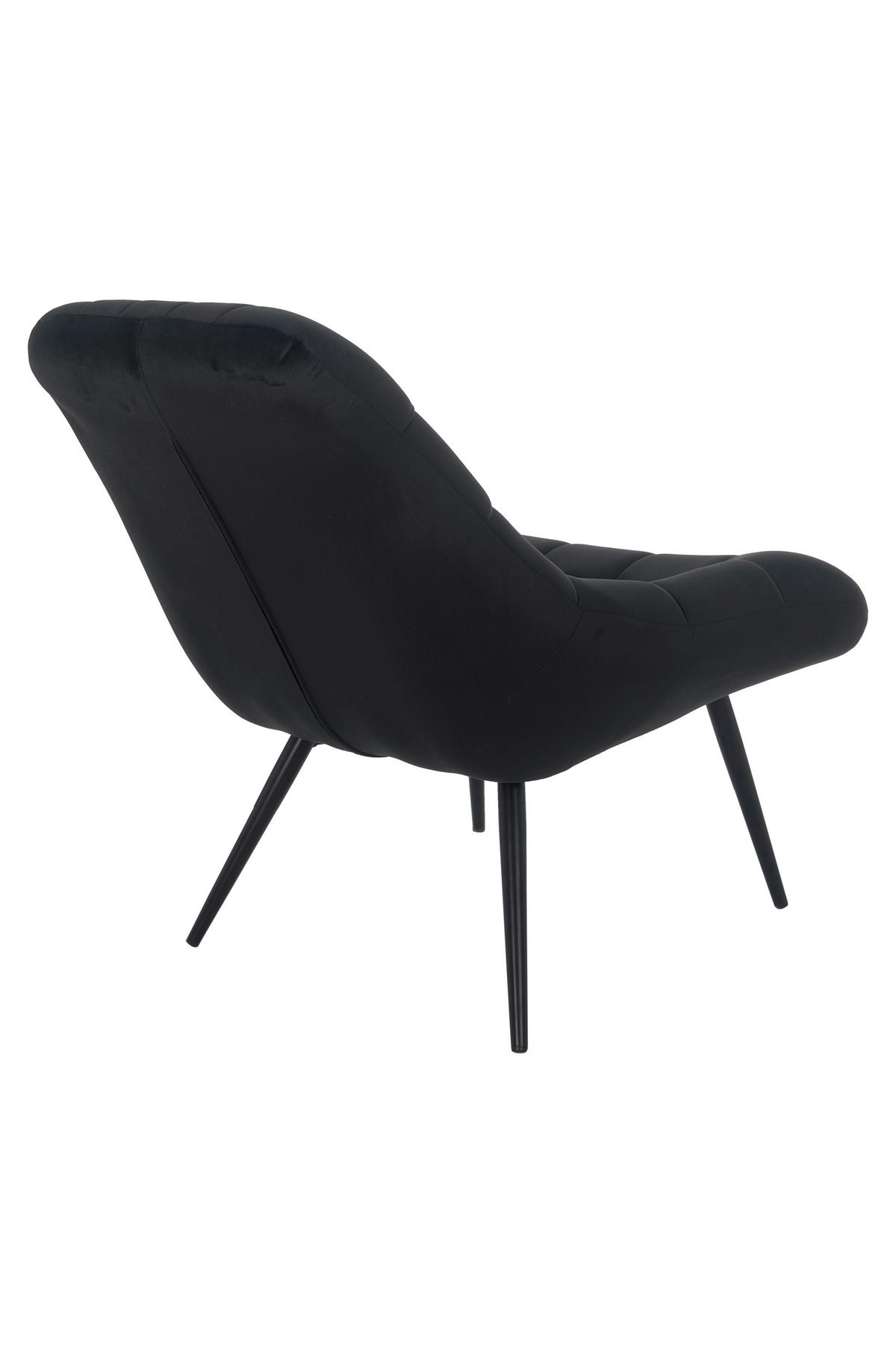 Xxl-sessel Schwarz B: 76 Cm - Schwarz, MODERN, Textil (76/85,6/85,6cm) - Livetastic